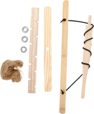 1 Set Fire Starters for Campfires Survival Fire Starting Kit Survival Kits for Fire Making Tool Fire Drill Camping Tools Friction Starting Rod Campfire Tools