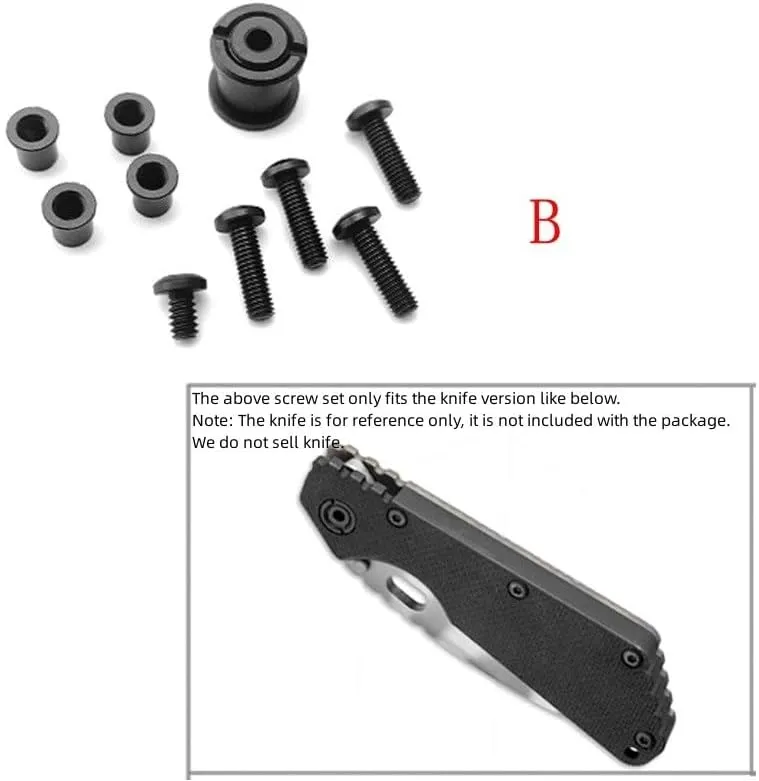 10-Piece Set Spindle Screw Fits for Strider SMF, Titanium Locking Screw Support Shaft