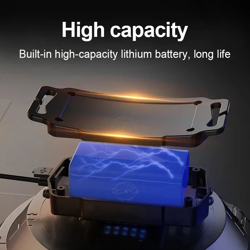 100000LM 7 Modes XPE COB Sensor 270¡ã Wide Angle Headlight Dual Light Head Torch High Power LED Headlamp
