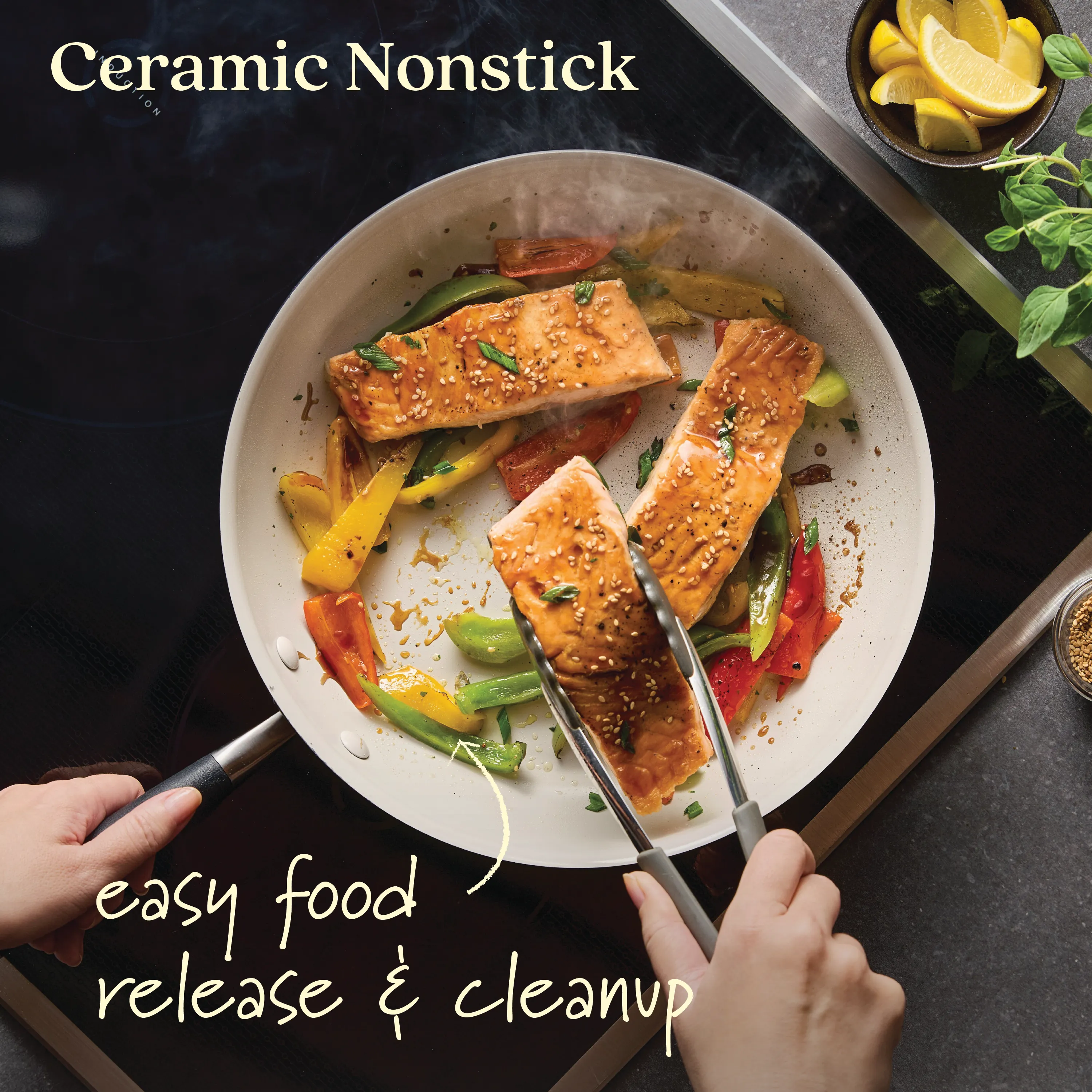 12-inch Ceramic Nonstick Frying Pan