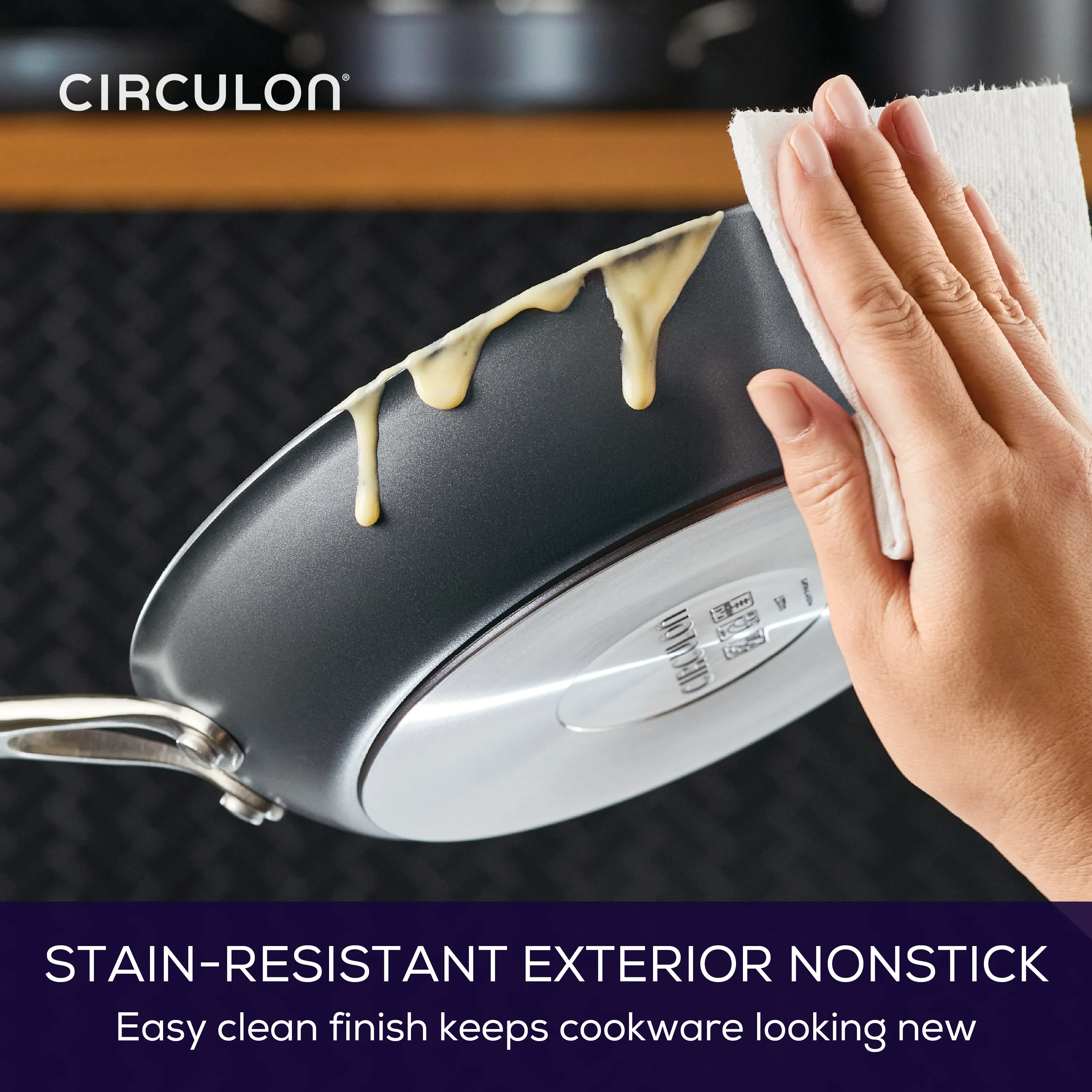12-Piece ScratchDefense™ Nonstick Cookware Set