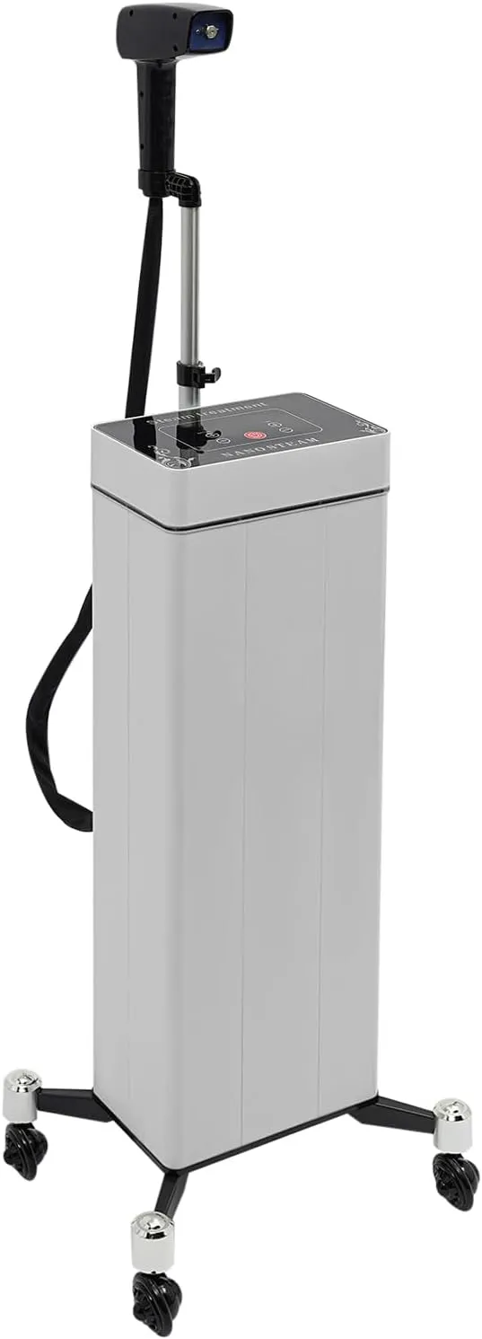 3 in 1 Hair Steamer, Nanoscale Spray, 1200W Floorstanding Nano Hair Steamer, Standing Hair Color Processor SPA Steamer for Improve Hair Texture, Repair Hair, Replenish Nutrients