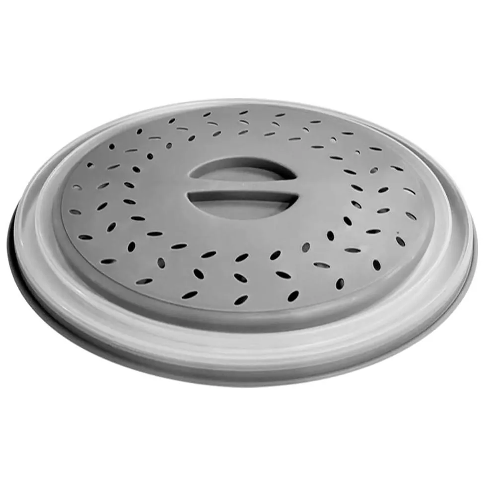 3-Pack: OUZIFISH 10.5 inch Collapsible Food Plate Lid Cover