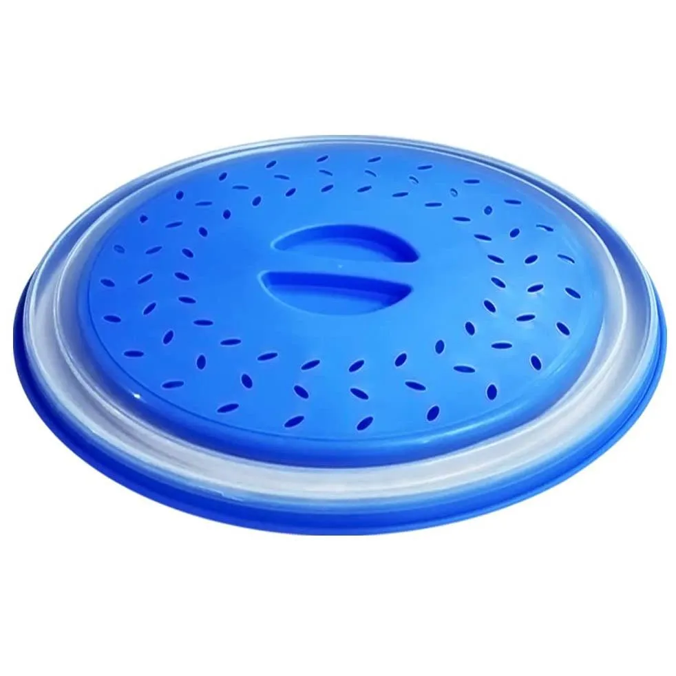 3-Pack: OUZIFISH 10.5 inch Collapsible Food Plate Lid Cover