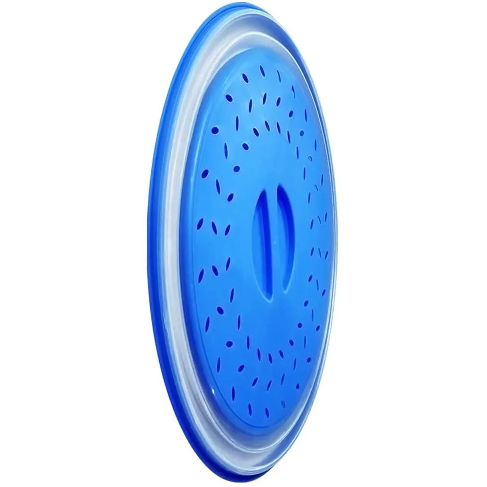 3-Pack: OUZIFISH 10.5 inch Collapsible Food Plate Lid Cover