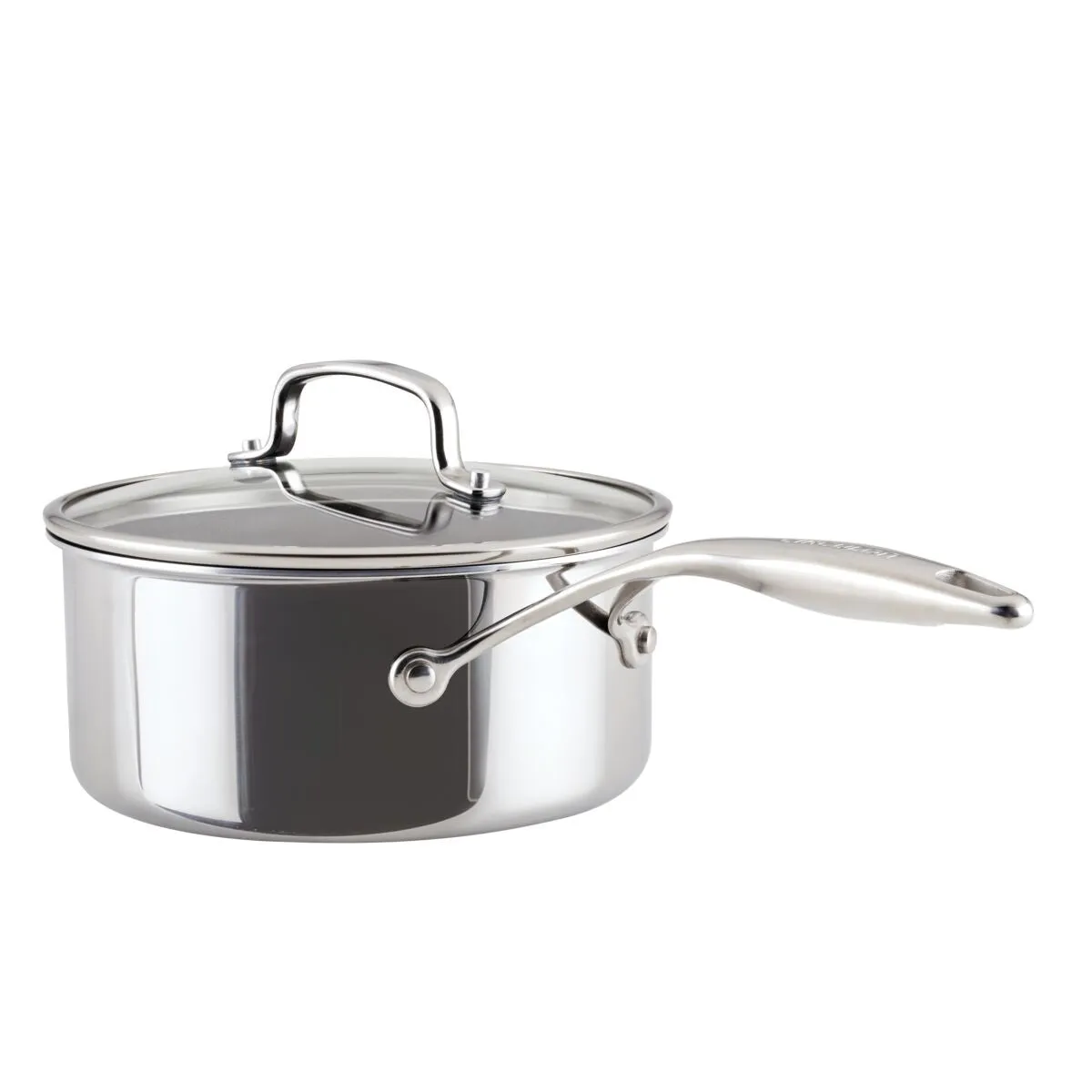 3-Quart ScratchDefense™ C1 Nonstick Sauce Pan with Lid