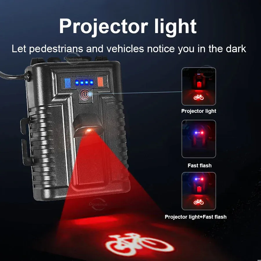 300W 100000LM Zoom White Laser LED Headlamp With 3pcs 18650 Rechargeable Batteries Super Bright 3500m Long Range Alloy Headlamp Power Bank Tail Light with Bike Graphics
