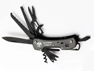 32nd Degree Scottish Rite Pocket Knife - Wings Down Multifunctional