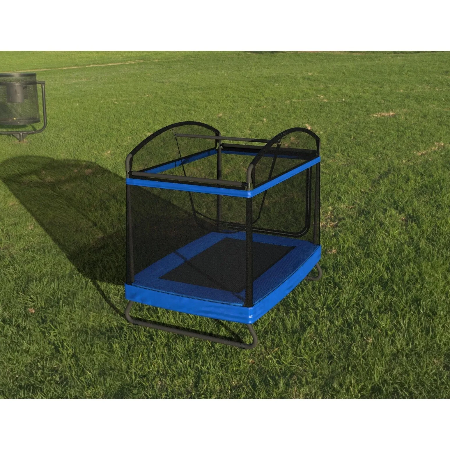 4*6ft trampoline with guard net swing