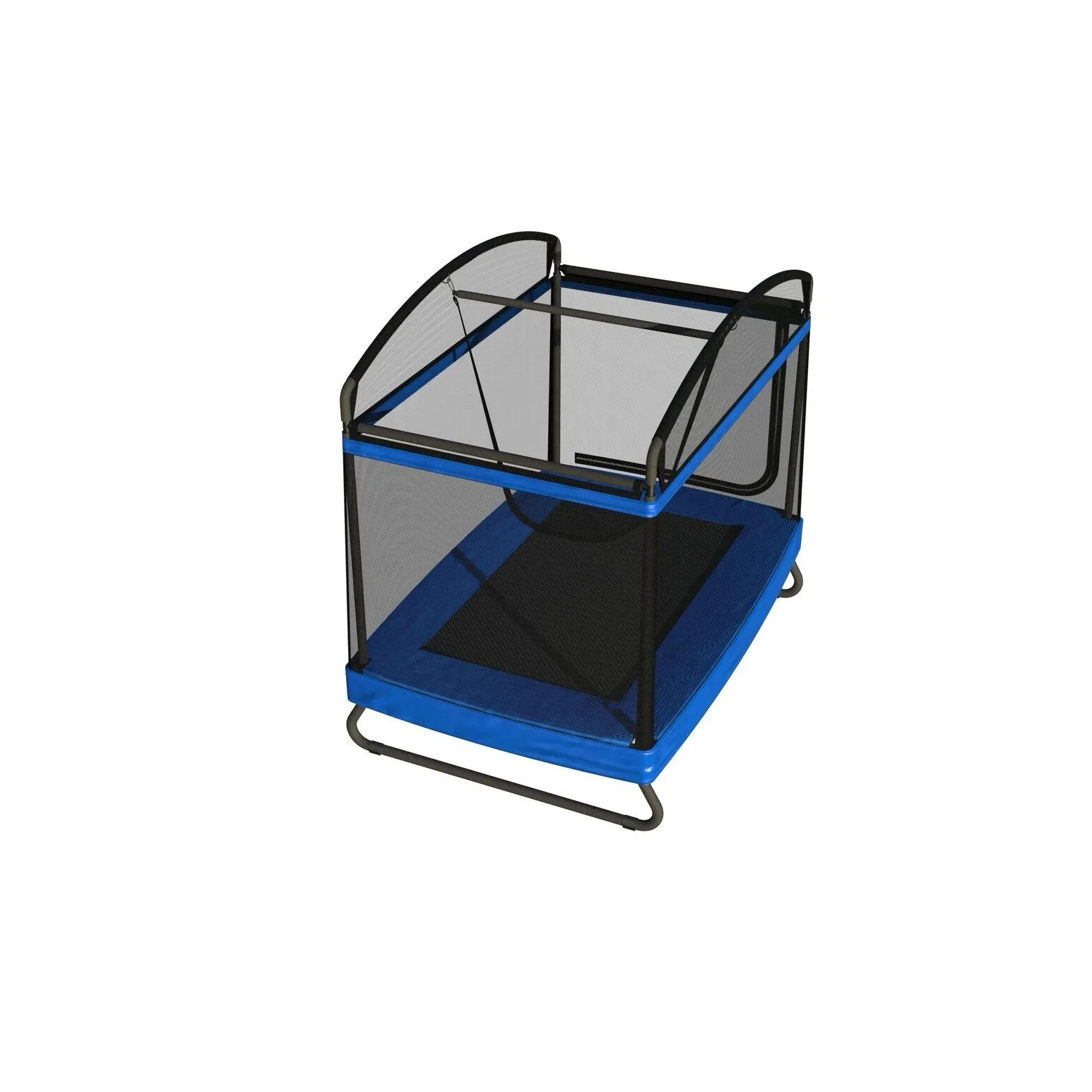 4*6ft trampoline with guard net swing