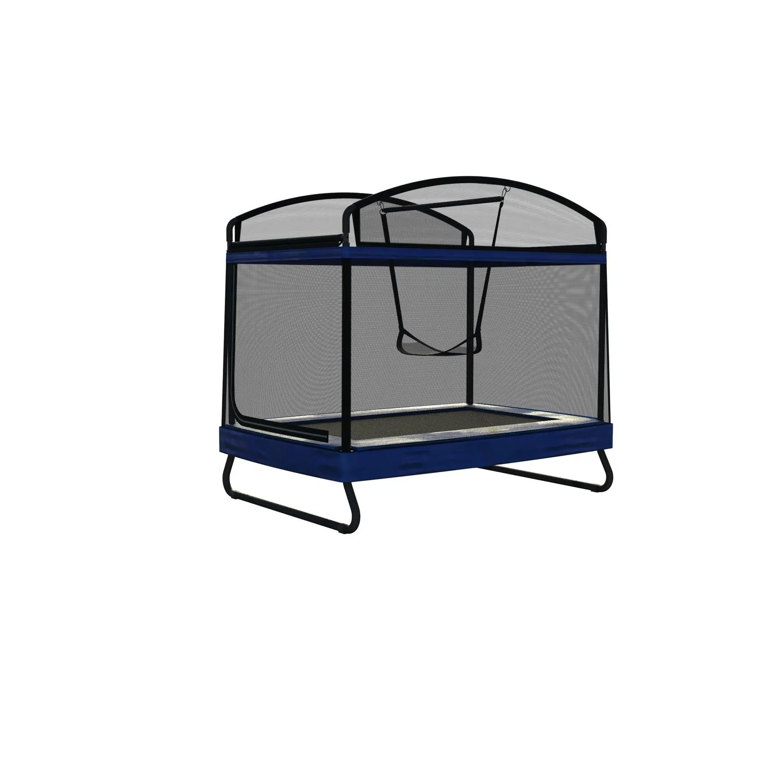 4*6ft trampoline with guard net swing