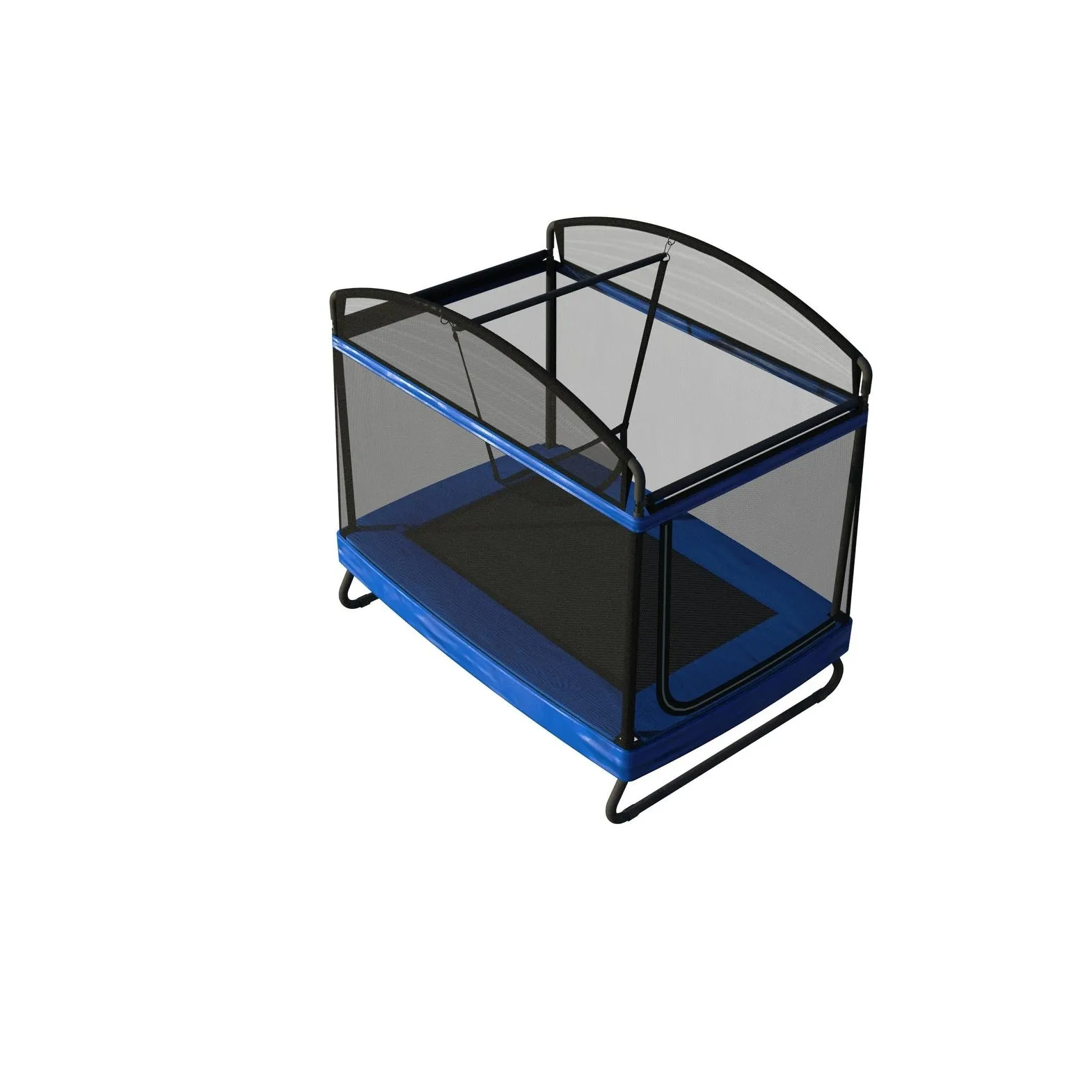 4*6ft trampoline with guard net swing