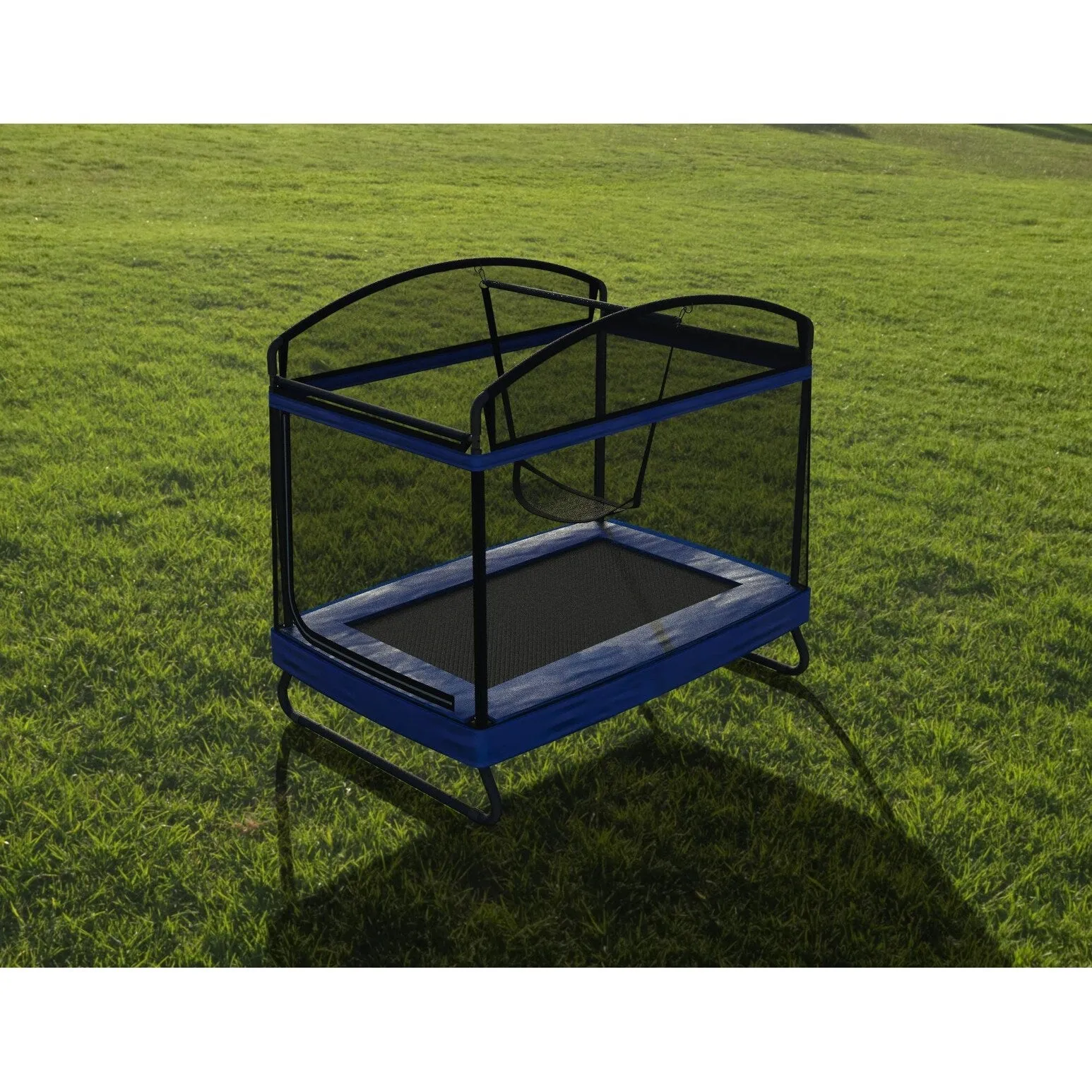 4*6ft trampoline with guard net swing