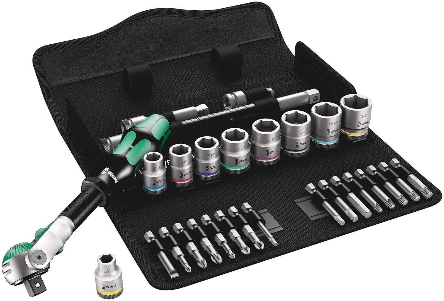 8100 SB 9 Speed Ratchet Set Imperial 3/8 29PCS 3/8 Drive