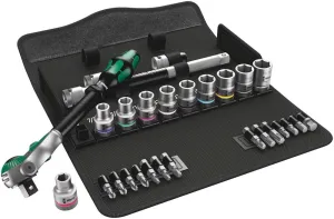 8100 SC 9 Speed Ratchet Set Imperial 1/2 28 PC 1/2" Drive