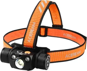ACEBEAM H30 Brightest Headlamp Max 4000 High Lumens White Light   Red Light   UV Light, Head Lamp Outdoor Led Rechargeable, Best Head Lights for Camping, Hiking, Searching and Hunting