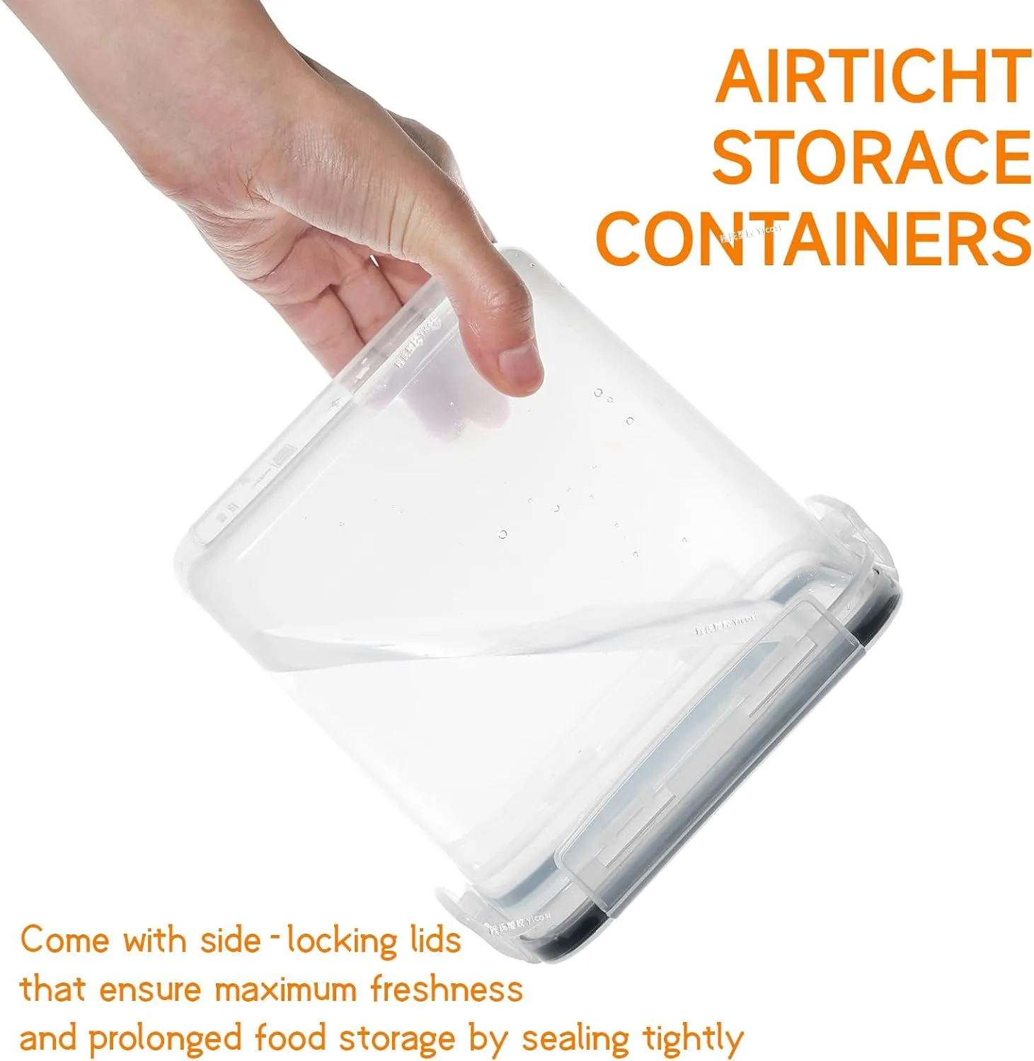 Airtight Food Storage Containers With Lids,16 PCS With Label,BPA Free Cereal Containers Storage,Plastic Pantry and Kitchen Organizers and Storage for Dry Goods,Chip,Grain Sugar and Flour Organizing