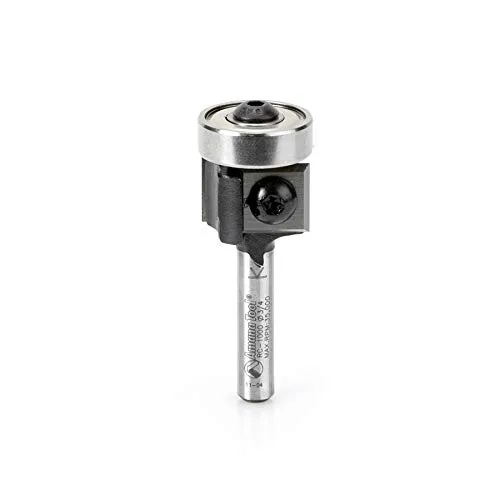 Amana Tool - RC-1000 Insert Solid Carbide Flush Trim 3/4 Dia x 12mm (15/32) x 1/4 Inch Sha