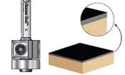 Amana Tool - RC-1000 Insert Solid Carbide Flush Trim 3/4 Dia x 12mm (15/32) x 1/4 Inch Sha