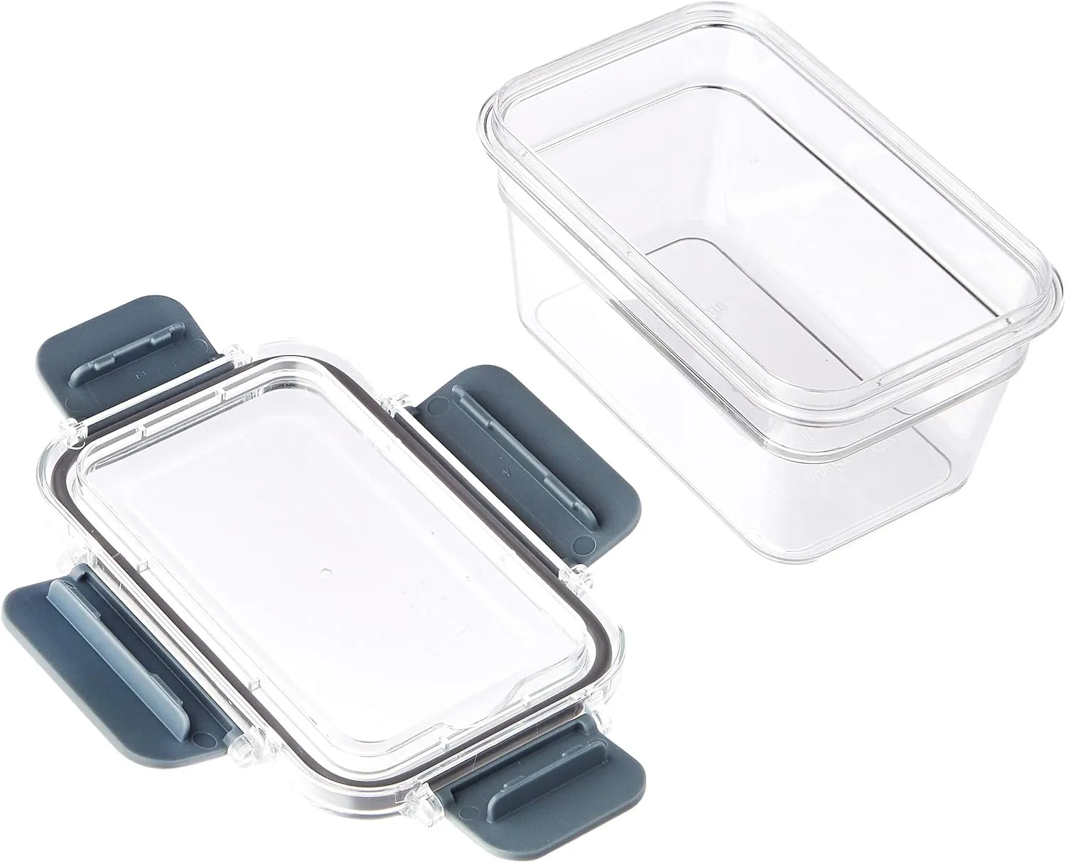 Amazon Basics Tritan Plastic Food Storage Containers - Tritan Plastic Locking, Air Tight, 10 Pieces, Clear