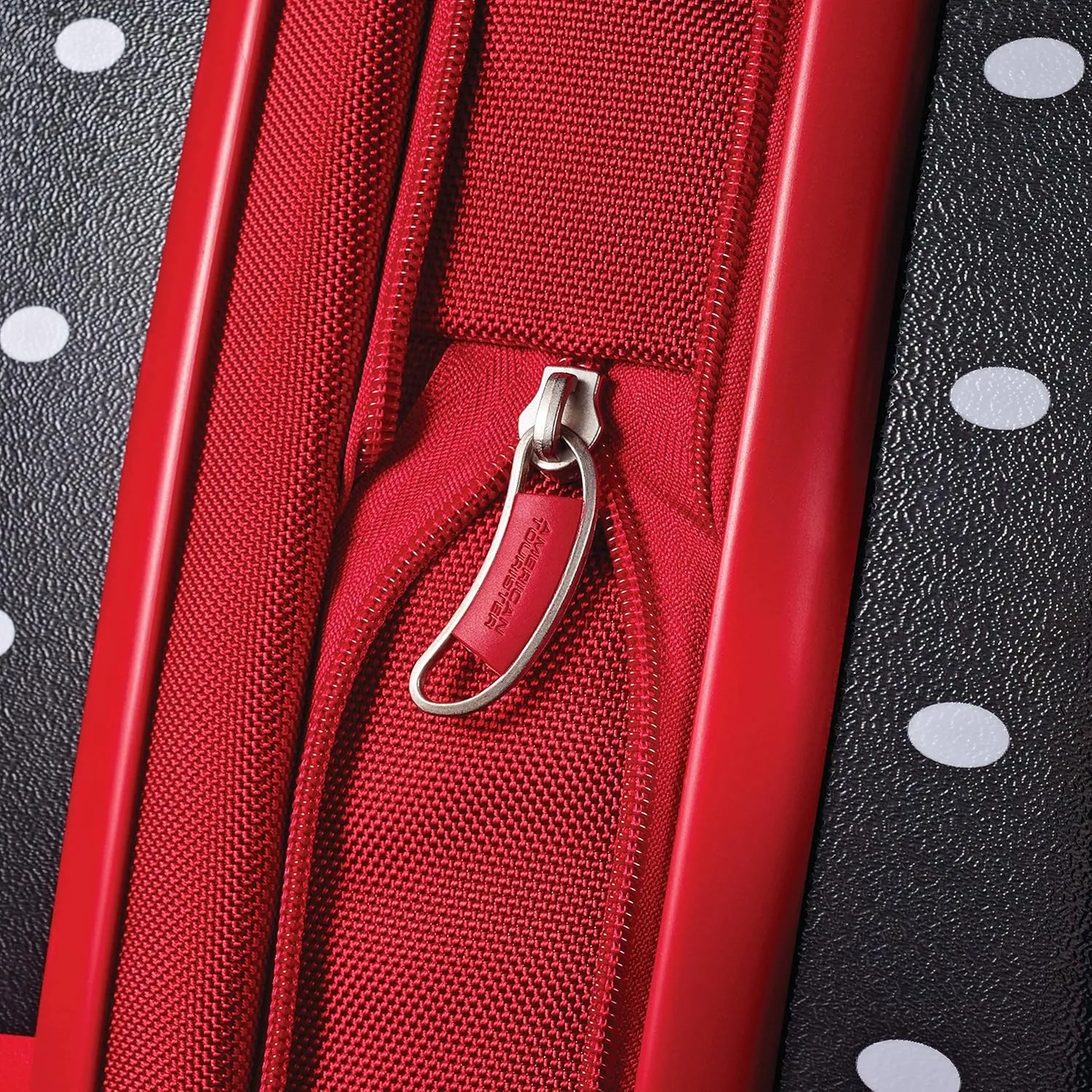 American Tourister Disney Hardside Luggage with Spinner Wheels, Minnie Mouse Red Bow, 2-Piece Set (21/28)