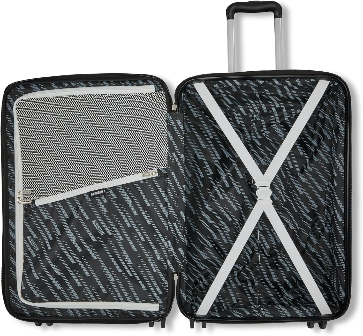 American Tourister Westridge Hardside Luggage Set with Spinner Wheels, Teal, 3PC Set (CO/M/L)