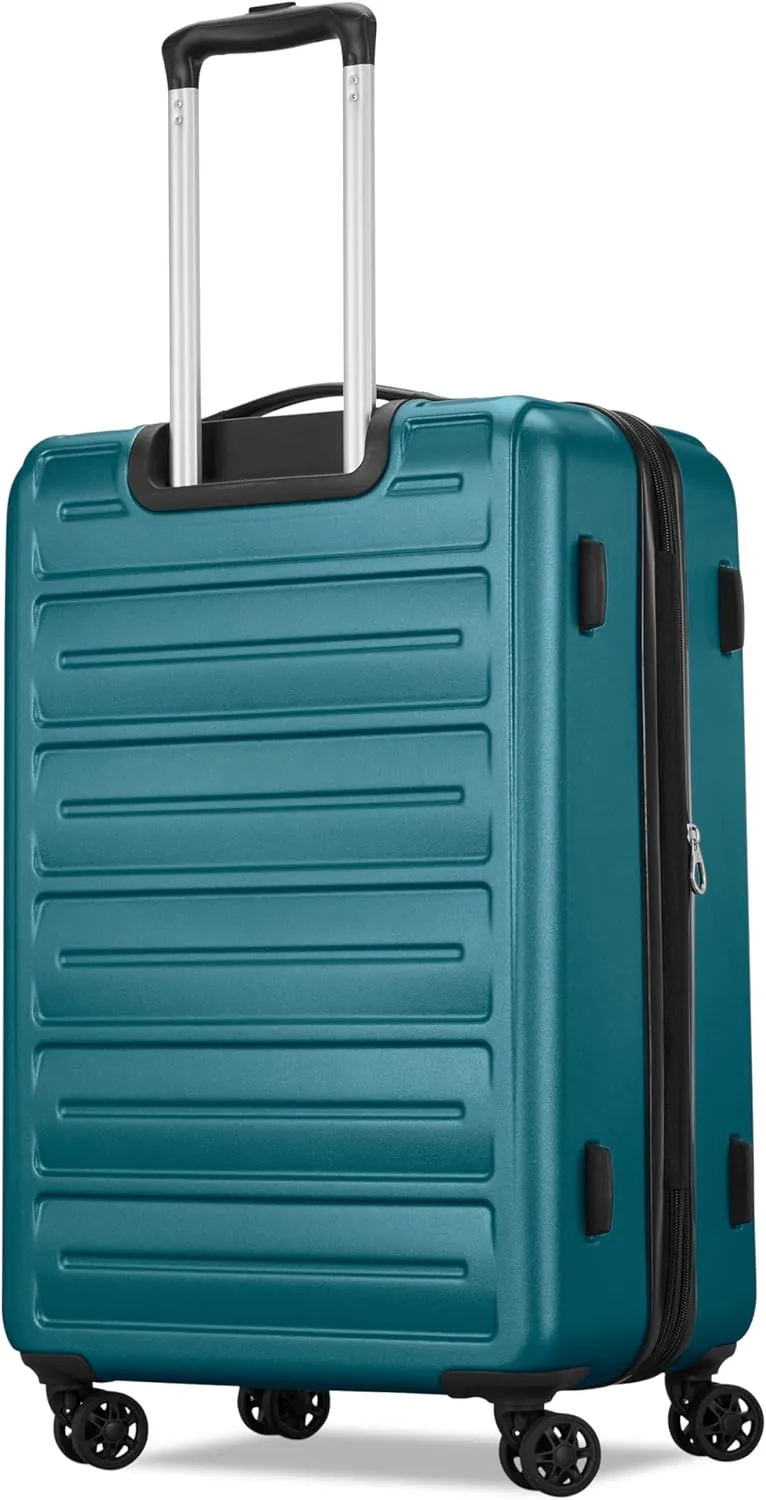 American Tourister Westridge Hardside Luggage Set with Spinner Wheels, Teal, 3PC Set (CO/M/L)