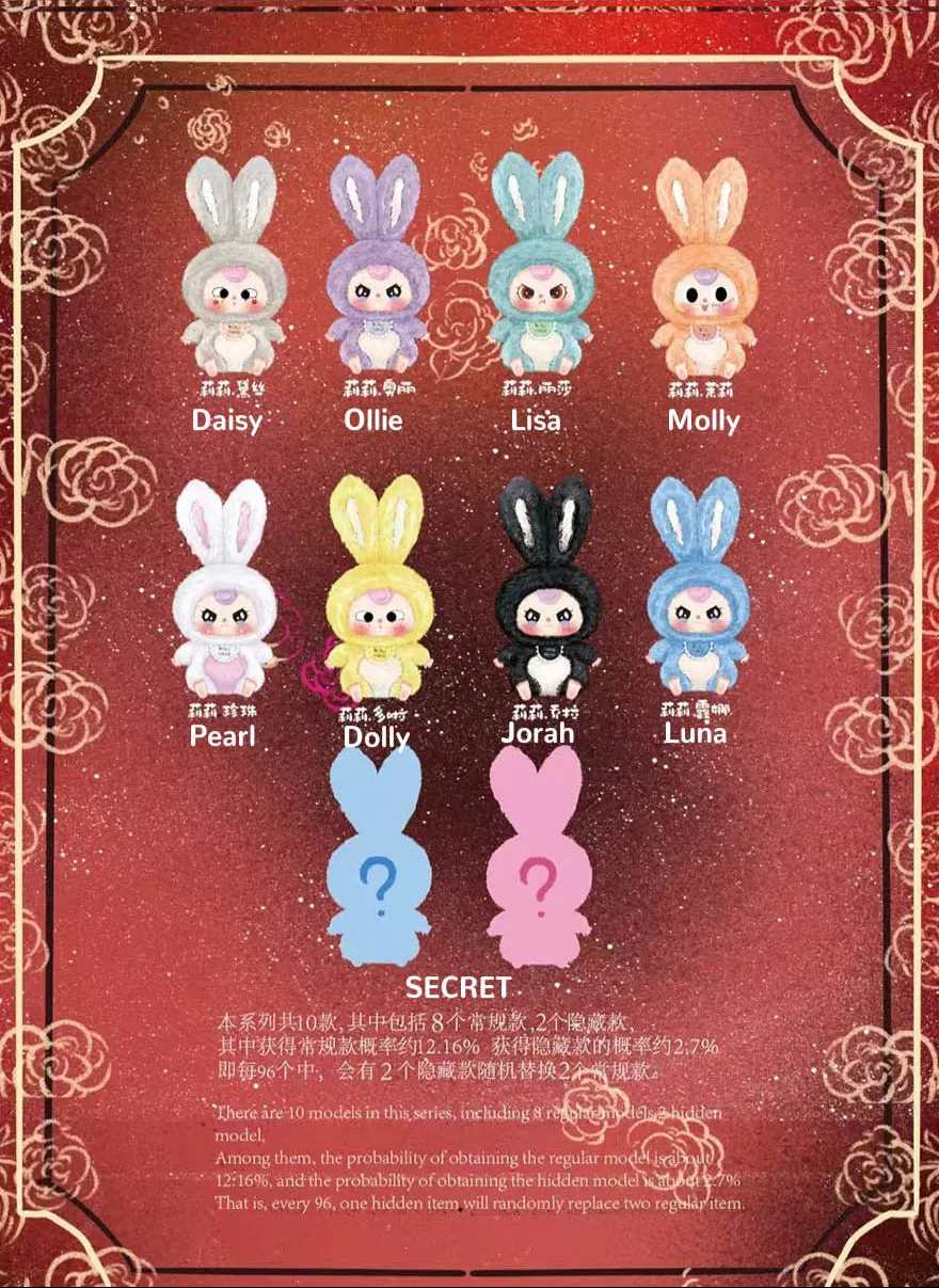 Baby Three Lily Rabbit Town Plush Blind Box