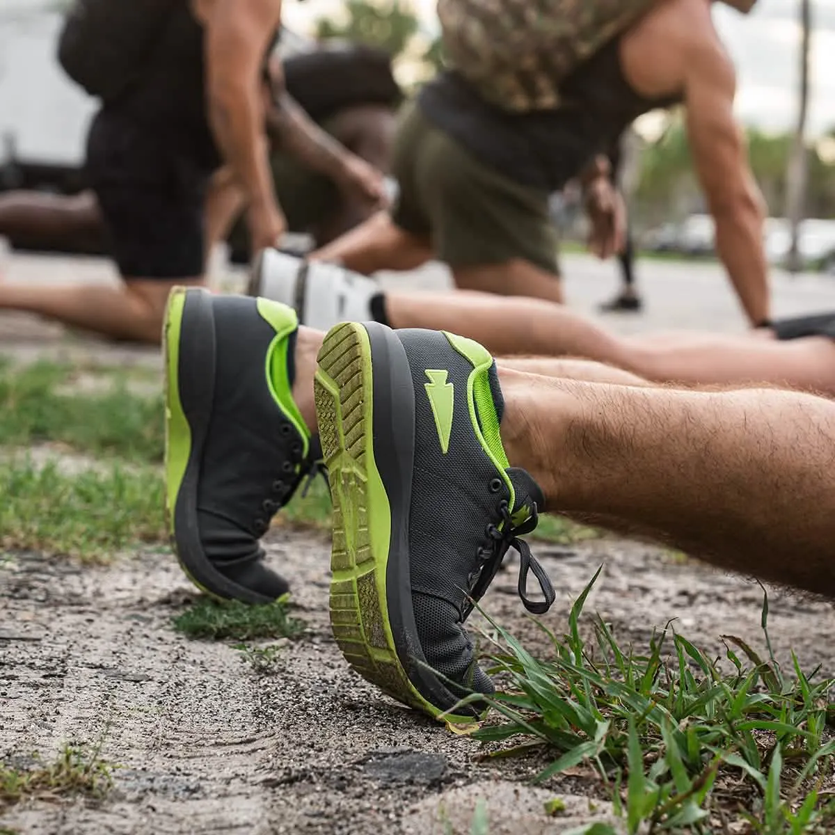 Ballistic Trainers - Wolf Grey   Acid Lime W / Acid Lime Reflective Spearhead