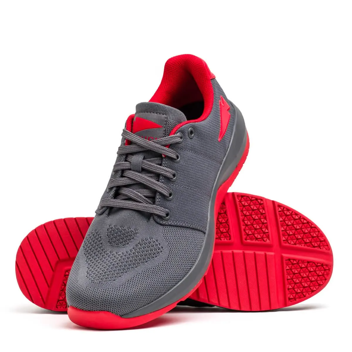 Ballistic Trainers - Wolf Grey   High Risk Red W / Red Reflective Spearhead