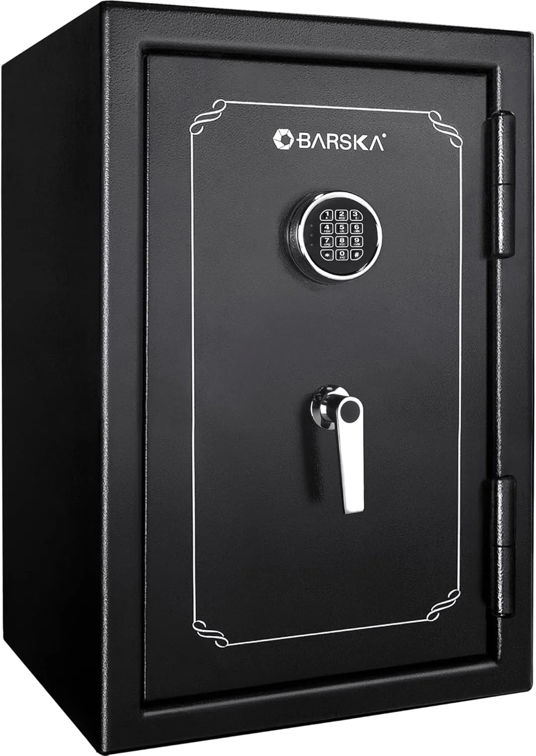 BARSKA AX12674 Fireproof Digital Keypad Vault Safe 4.35 Cu Ft, AX12674 Standard,Black