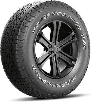 BFGoodrich Trail-Terrain T/A On and Off-Road Tire for Light Trucks, SUVs, and Crossovers, 275/45R22/XL 112H