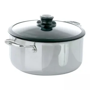 BLACK CUBE QUICK RELEASE STOCKPOT W/ LID, 11", 7.5 QT