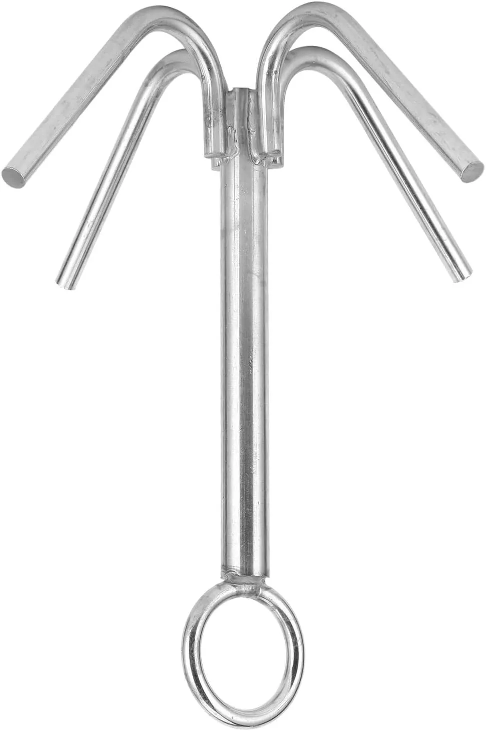 Boat Anchors, 316 Stainless Steel 4-Claw Anchor with Strong Grasping Ability Anti Rust Grappling Hook for Marine Boat Yacht Hardware Boat Grapnel Lightweight and Portable for Outdoor
