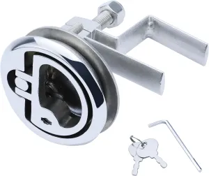 Boat Cam Latch Stainless Steel 316 Marine Hatch Cam Latch Style, Flush Pull Mount Includes Installation Screws Marine Hatch Deck Hardware Ideal for Ships, Yachts, RVs 1 Pcs/2Pcs/Lock/Non-Lock