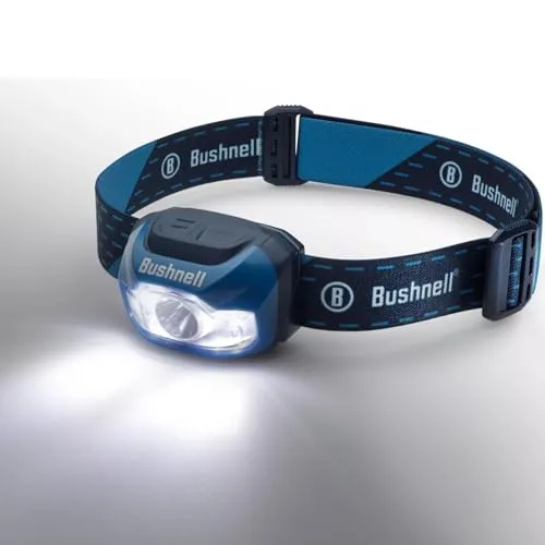 Bushnell Headlamp LED 500 Lumens 4 Modes, (2) Pack