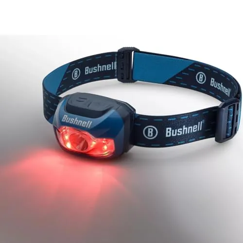 Bushnell Headlamp LED 500 Lumens 4 Modes, (2) Pack