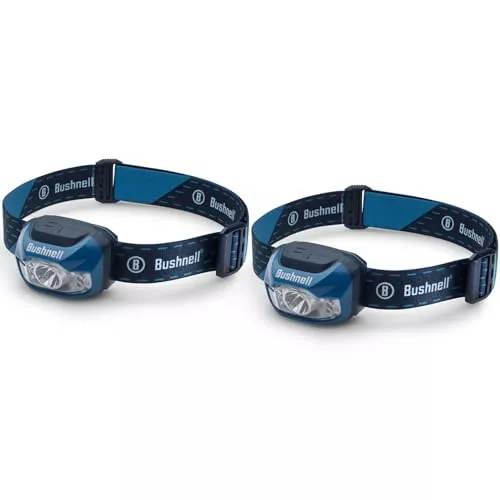 Bushnell Headlamp LED 500 Lumens 4 Modes, (2) Pack