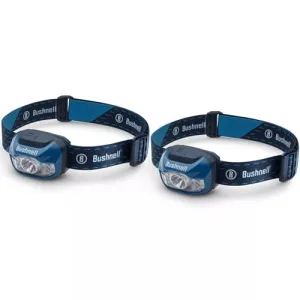 Bushnell Headlamp LED 500 Lumens 4 Modes, (2) Pack