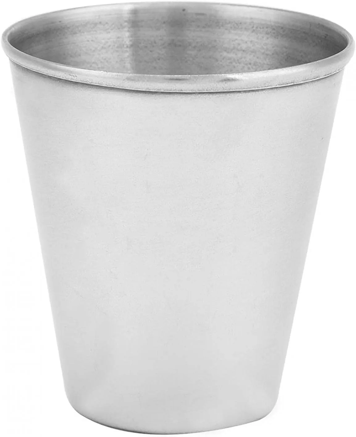 Camping Cup,Backpacking Cup,Collapsible Cup，Stainless Steel Cups,4pcs Portable Stainless Steel Cups Set with Black Leather Carrying Case, Shatterproof Durable Cup Set for Camping, Travel, Outdoors, Po