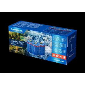 Campingaz CV 470 Plus All Season Gas Cartridge - 3 Pack