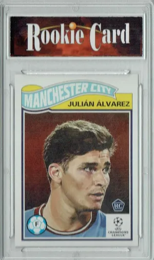 Certified Mint  Julian Alvarez 2023 Topps Living Set #524 Argentina/Man City Rookie Card