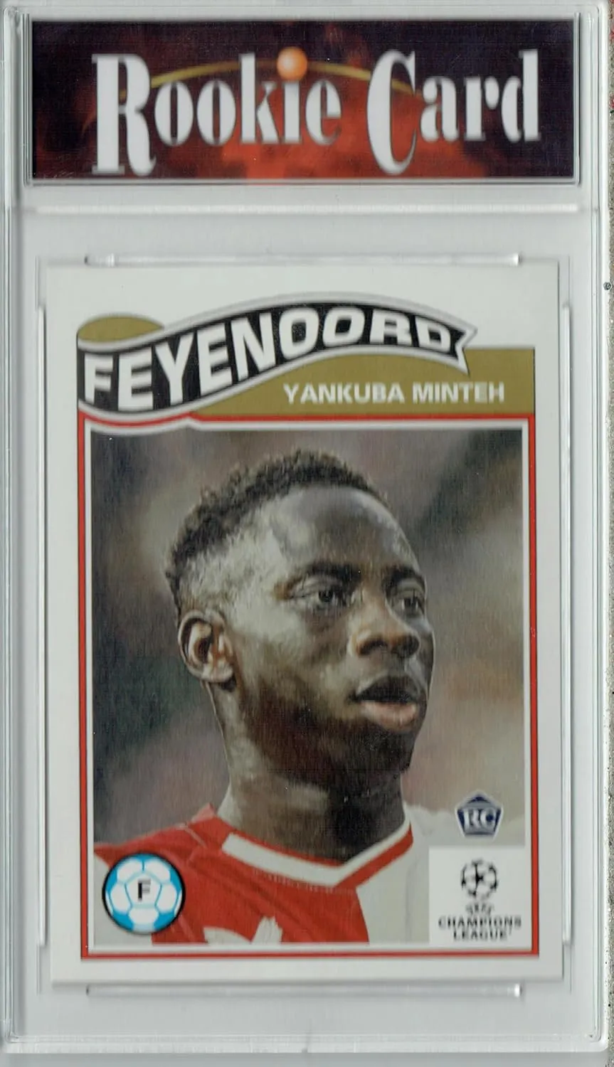 Certified Mint  Yankuba Minteh 2023 Topps Living Set #29 Rookie Card Feyenoord