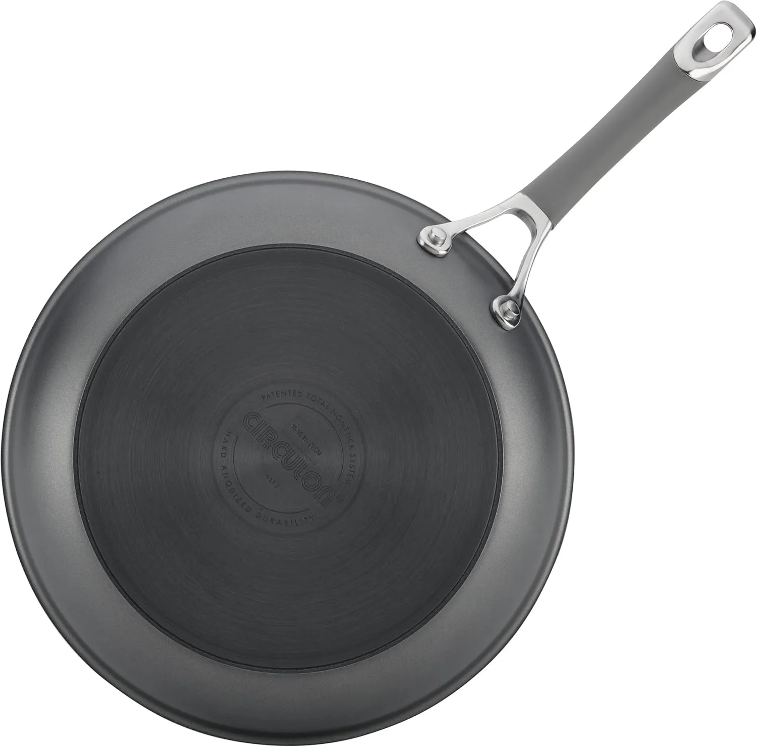 Circulon Elementum Hard Anodized Nonstick Cookware/Pots and Pans Set, 10 Piece, Gray