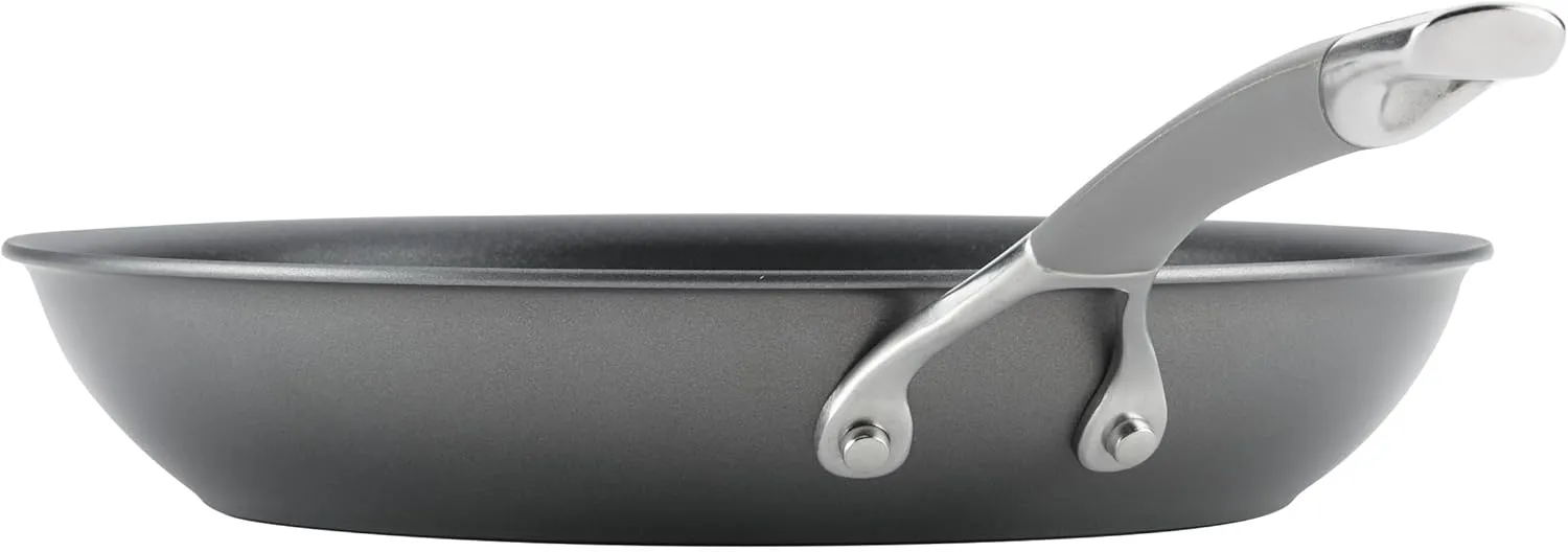 Circulon Elementum Hard Anodized Nonstick Cookware/Pots and Pans Set, 10 Piece, Gray