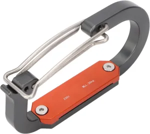 Climbing Harness Hook, Detachable Harness Clip Climbing Carabiner Aluminium Alloy Quick Hanging Hook for Outdoor Climbing Hiking 25KG Load Capacity Backpack Hook Clip for Outdoor Climbing Hiking