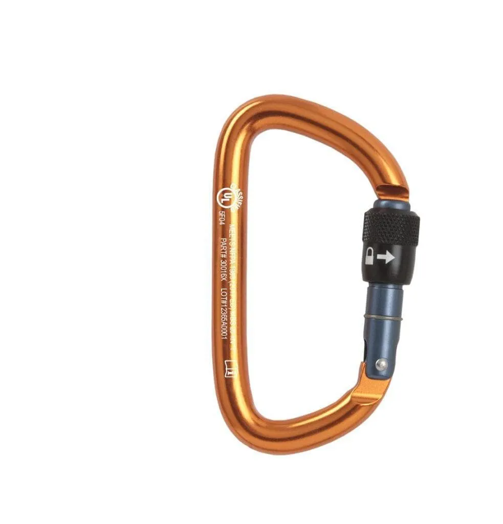 CMC Orange Protech™ Aluminum Key-Lock Carabiner
