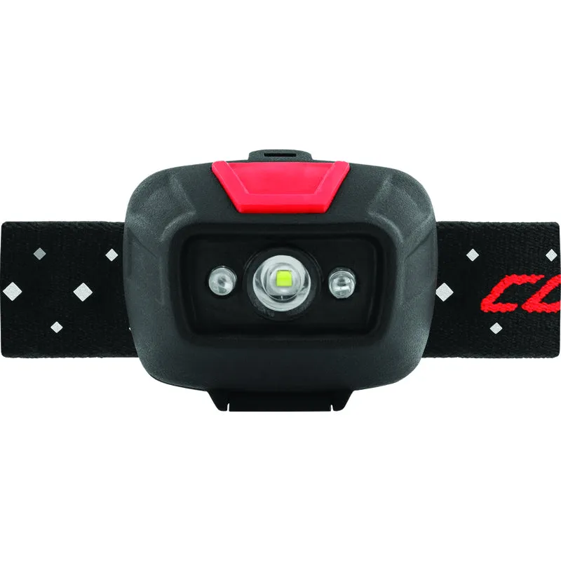 Coast 330 lm Black/Red LED Head Lamp AAA Battery