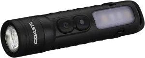 Coast KL35R 600 Lumen Rechargeable LED Pocket Flashlight with RED Light