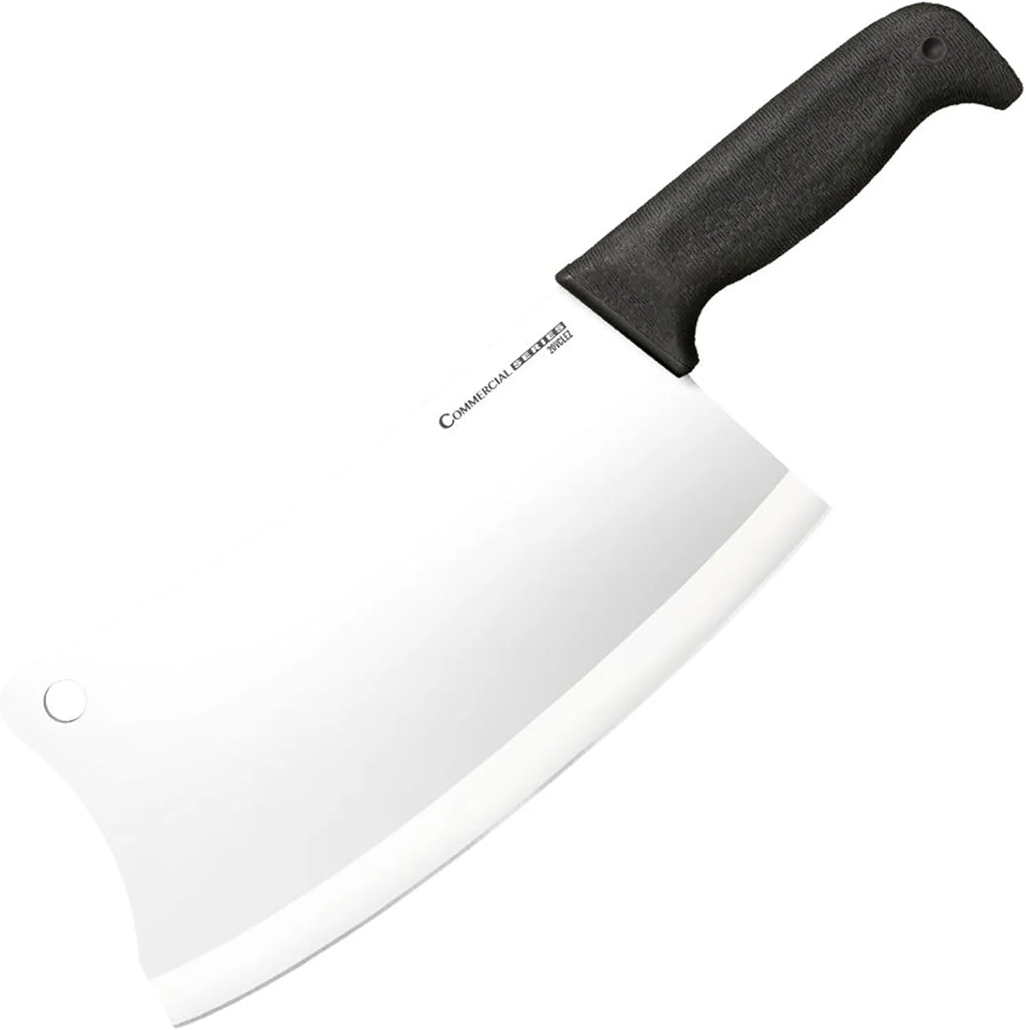 Cold Steel Cleaver 9" Durable Cryo-Quenched German 4116 Stainless Steel Fixed Blade Knife with Kray-Ex Handle Heavy Duty Commercial Grade for Butchery, Kitchen, Hunting & Field Use